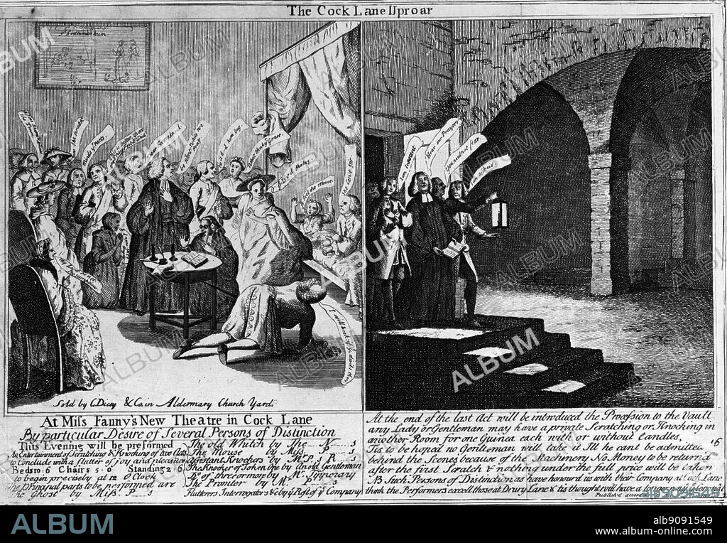 The Cock Lane ( ghost ) Uproar 1762.