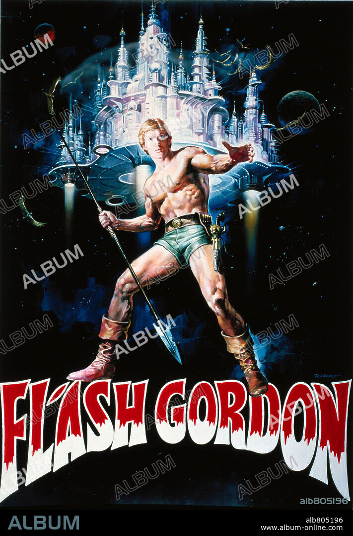Poster of FLASH GORDON, 1980, directed by MIKE HODGES. Copyright UNIVERSAL PICTURES.