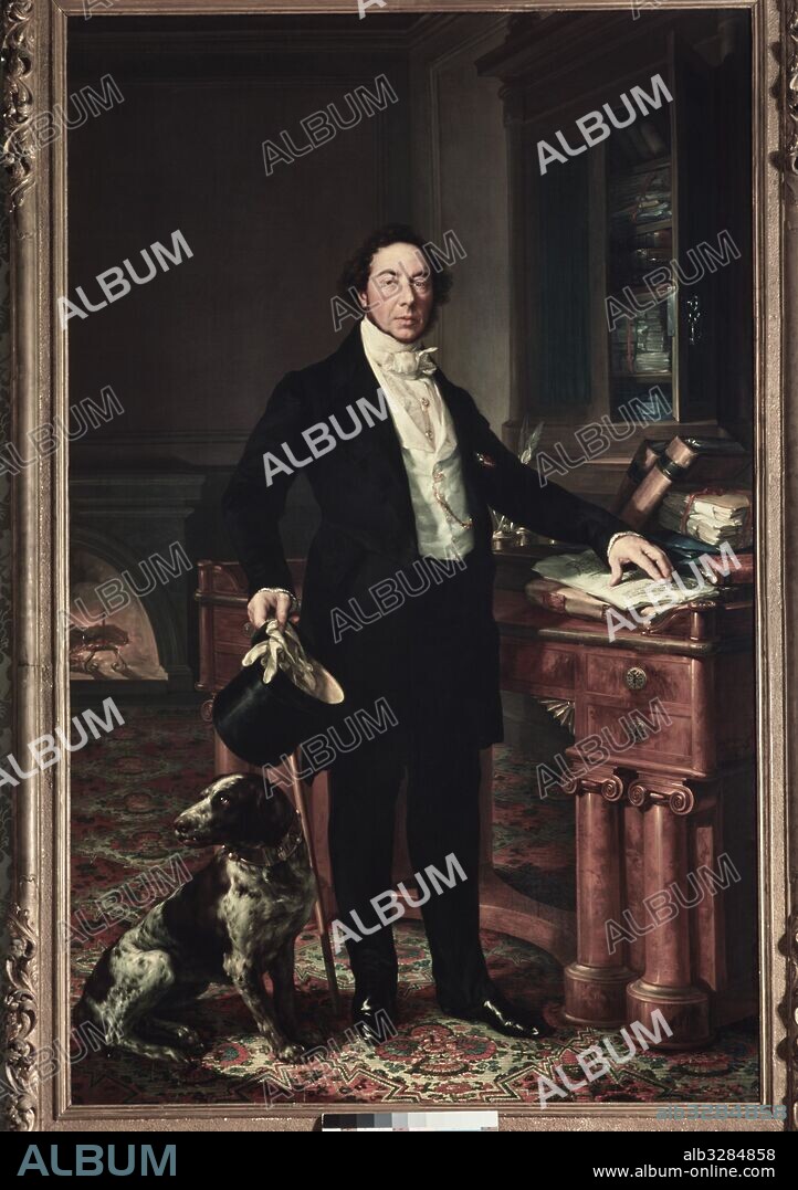 VICENTE LOPEZ PORTAÑA. Retrato del Marqués Gaspar de Remisa y Miarons,1844. Aribau le dedicó Oda a la Patria,1833.