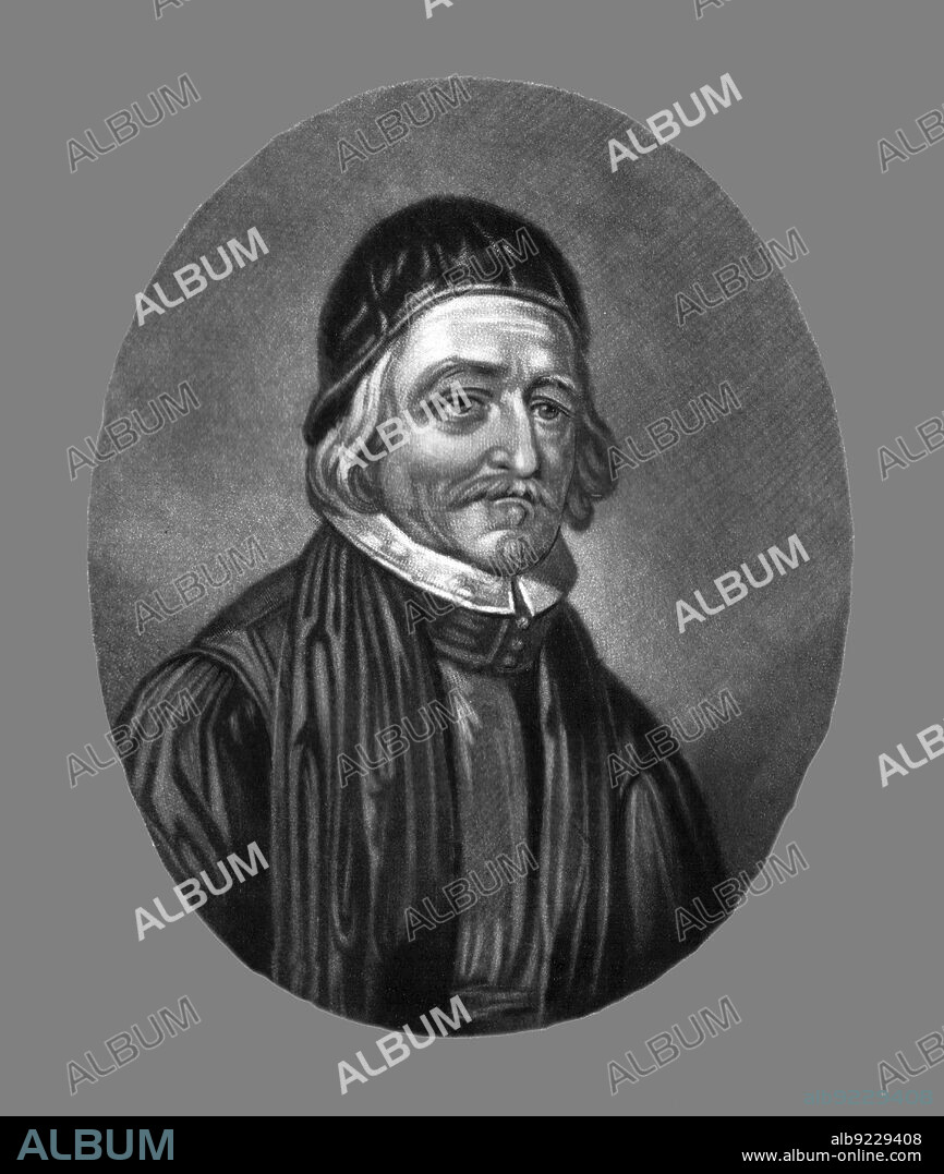 RICHARD EARLOM. ''Dr Thomas Baily; conspired against Cromwell', 1810. From From "Portraits of characters illustrious in British History from the beginning of the reign of Henry the Eighth to the end of the reign of James the Second" [Samuel Woodburn, London, 1815].