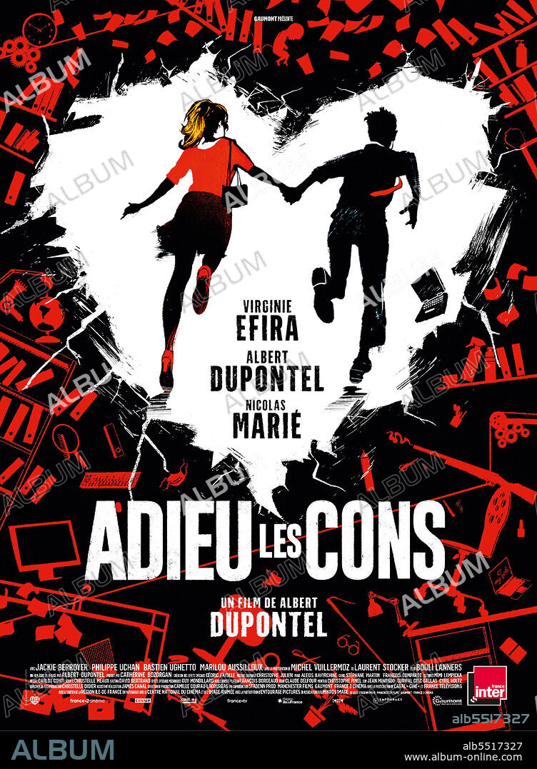 ALBERT DUPONTEL y VIRGINIE EFIRA en ADIOS, IDIOTAS, 2020 (ADIEU LES CONS), dirigida por ALBERT DUPONTEL. Copyright France 2 Cinema / Gaumont.