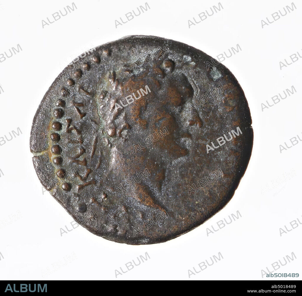 coin, AES-18, Domitianus, Vz: Domitian's head r., AUT KAISAR [D.