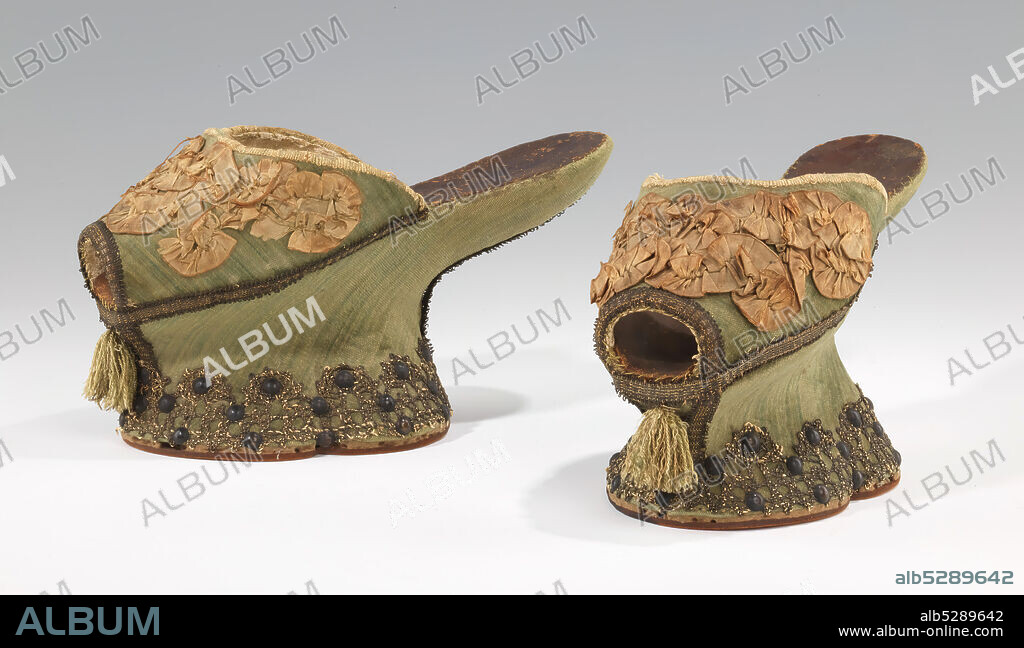 Chopines, Italian, 1550-1650.