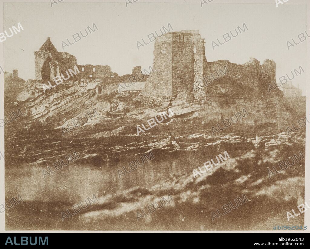 St. Andrew's Castle. . One Hundred Calotype Sketches by D. O. Hill, R.S.A. and R. Adamson. Edinburgh. From a volume of calotype images and portraits. Early photographic technique also called Talbotype. Dating from 1849. David Octavius Hill and Robert Adamson. Source: C.128.k.10 80. Language: English.