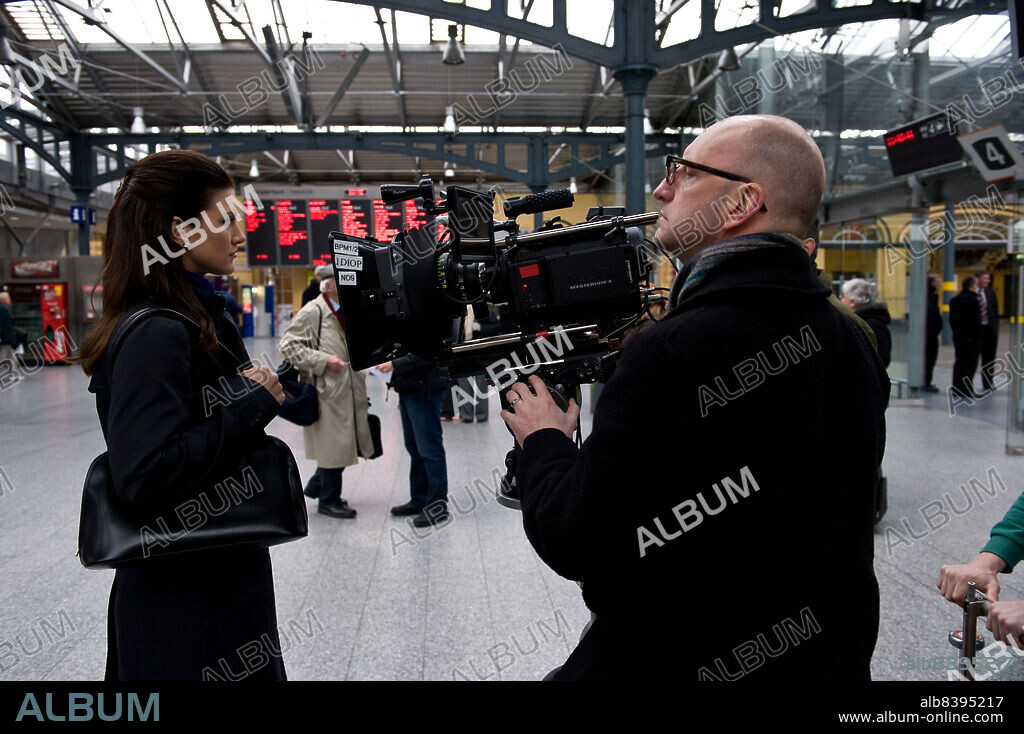 GINA CARANO y STEVEN SODERBERGH en INDOMABLE, 2011 (HAYWIRE), dirigida por STEVEN SODERBERGH. Copyright RELATIVITY MEDIA.
