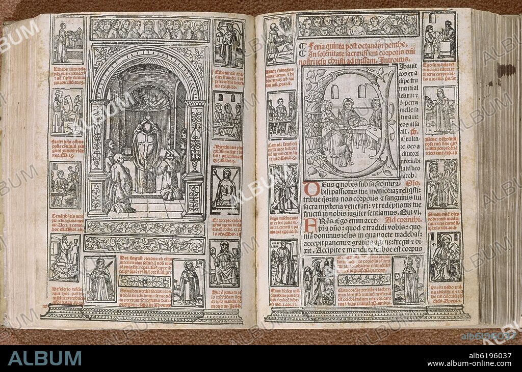 MISAL GALICANO IMPRESO EN VENECIA EN 1527.