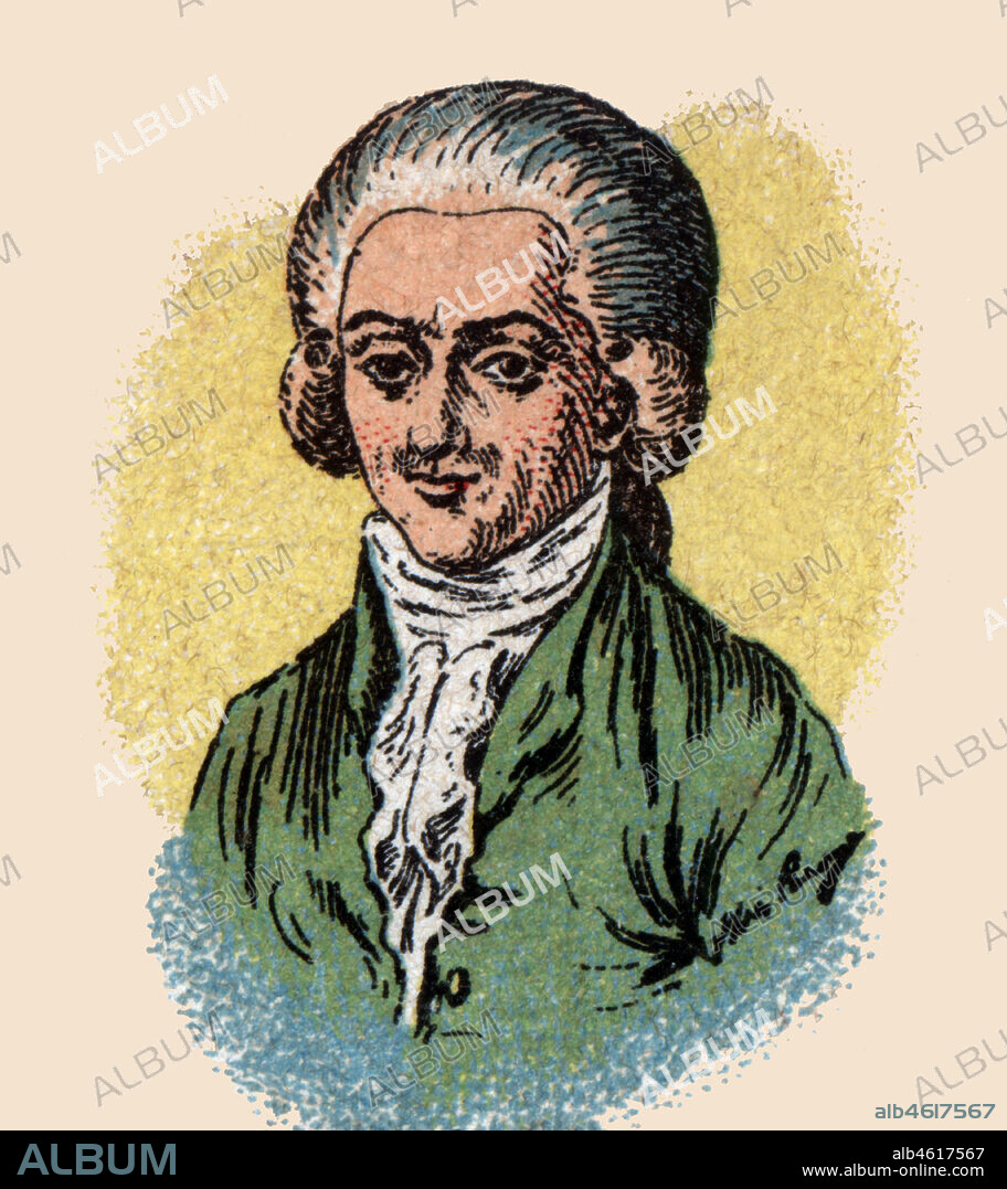 Félix María de Samaniego (1745-1801), escritor y fabulista español. Grabado de 1900.