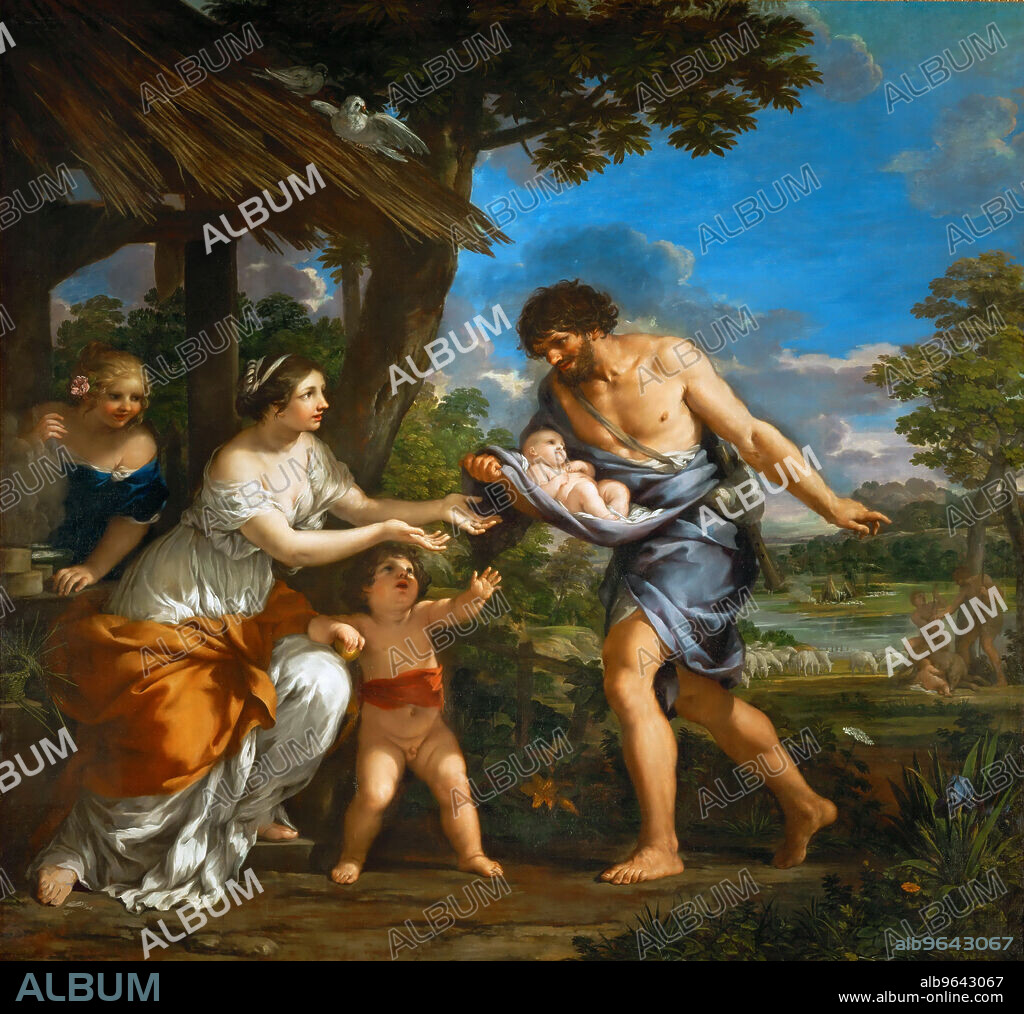 PIETRO DA CORTONA. Romulus and Remus Sheltered by Faustulus.