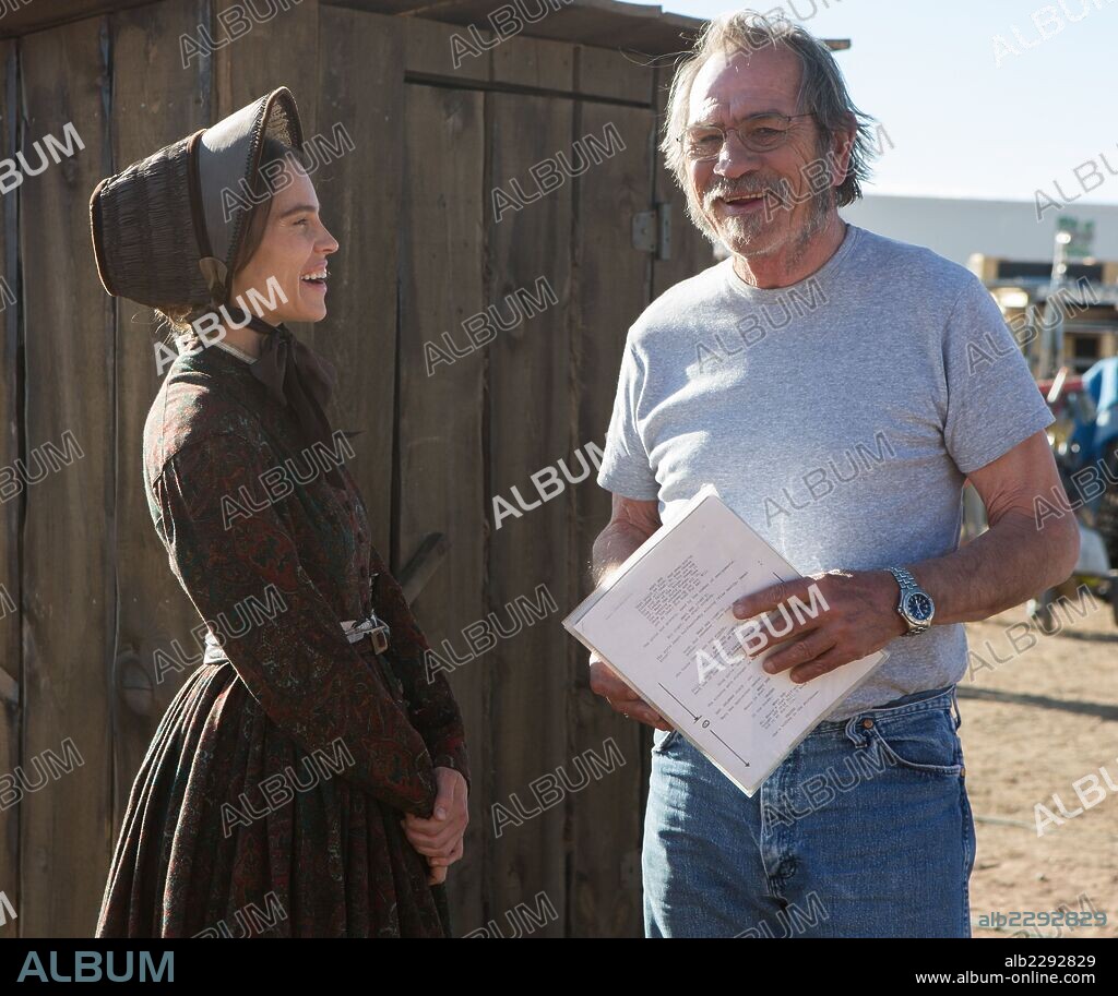HILARY SWANK und TOMMY LEE JONES in THE HOMESMAN, 2014, unter der Regie von TOMMY LEE JONES. Copyright EUROPA CORP.