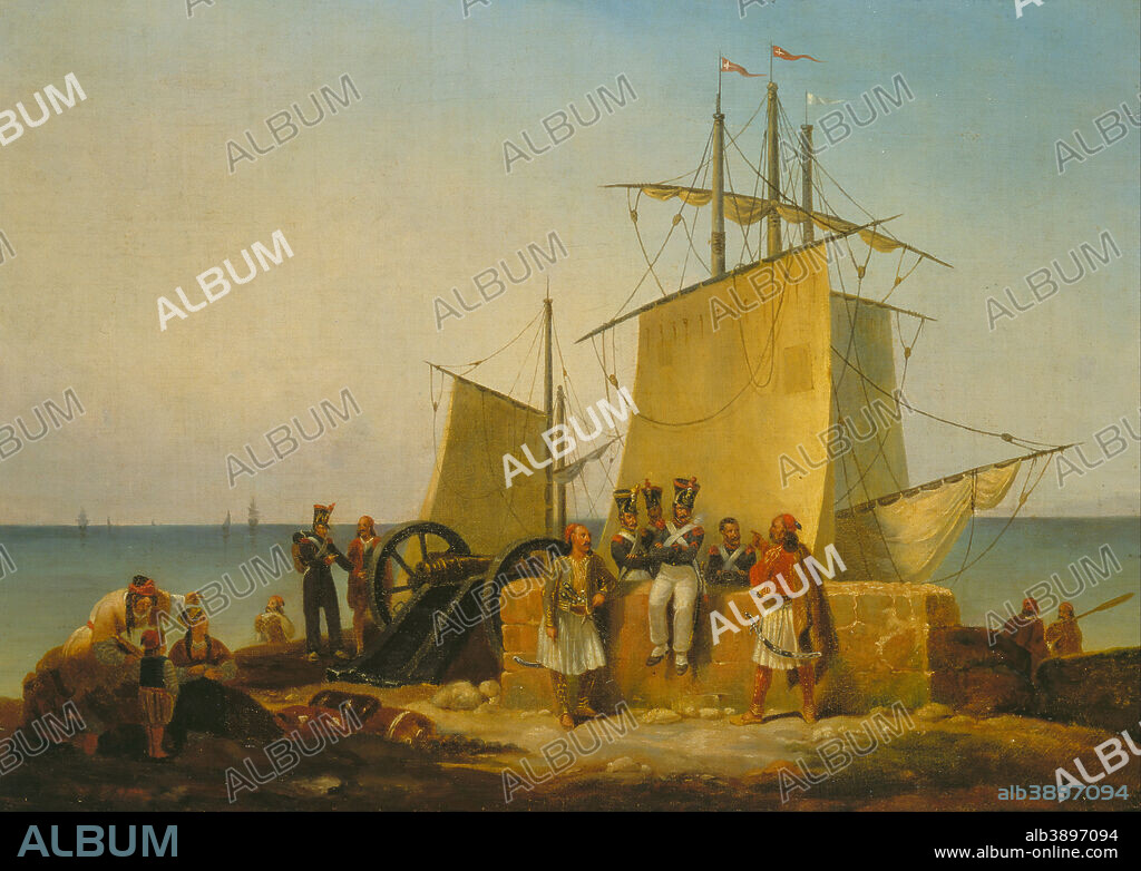FINERT NOEL D.. The French Mission to the Morea (Peloponnese). Date/Period: 1828. Painting. Height: 560 mm (22.04 in); Width: 710 mm (27.95 in).