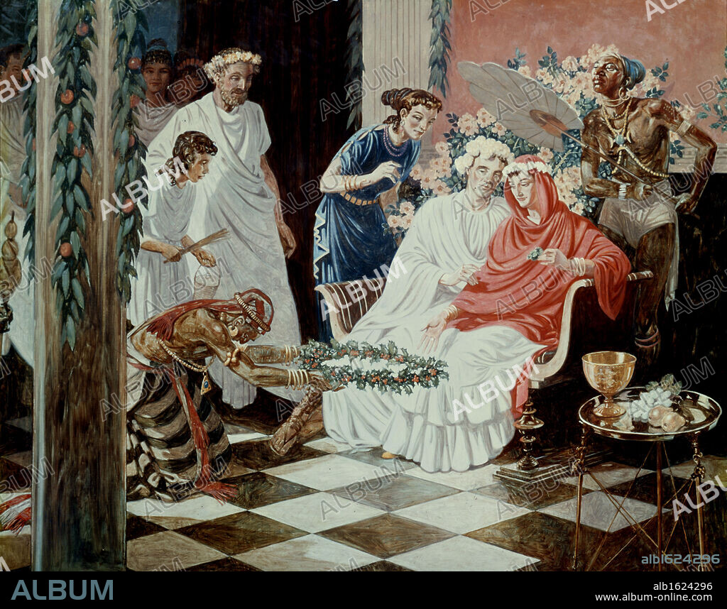 Wedding in Ancient Rome by Forrest C. Crooks, 1893-1982.