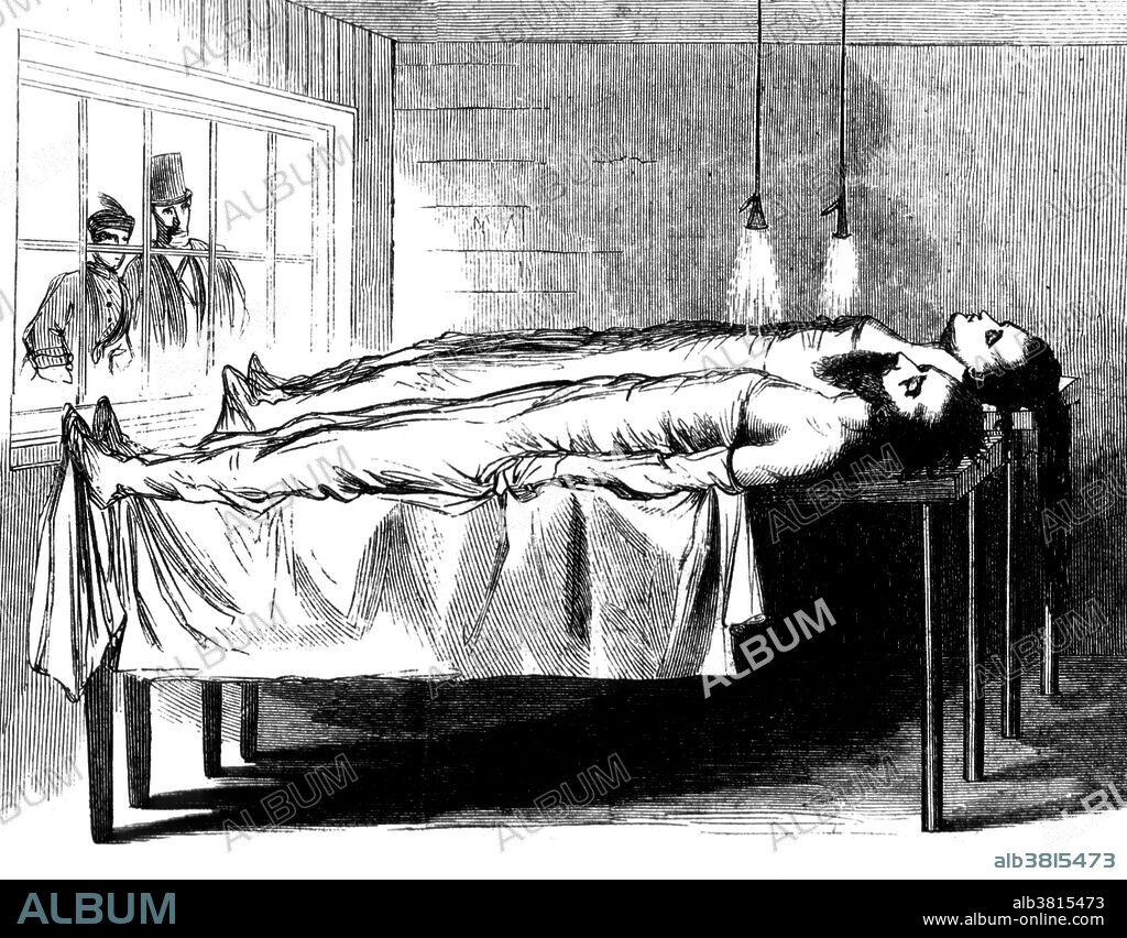 New York City Morgue, Bellevue Hospital, 1867