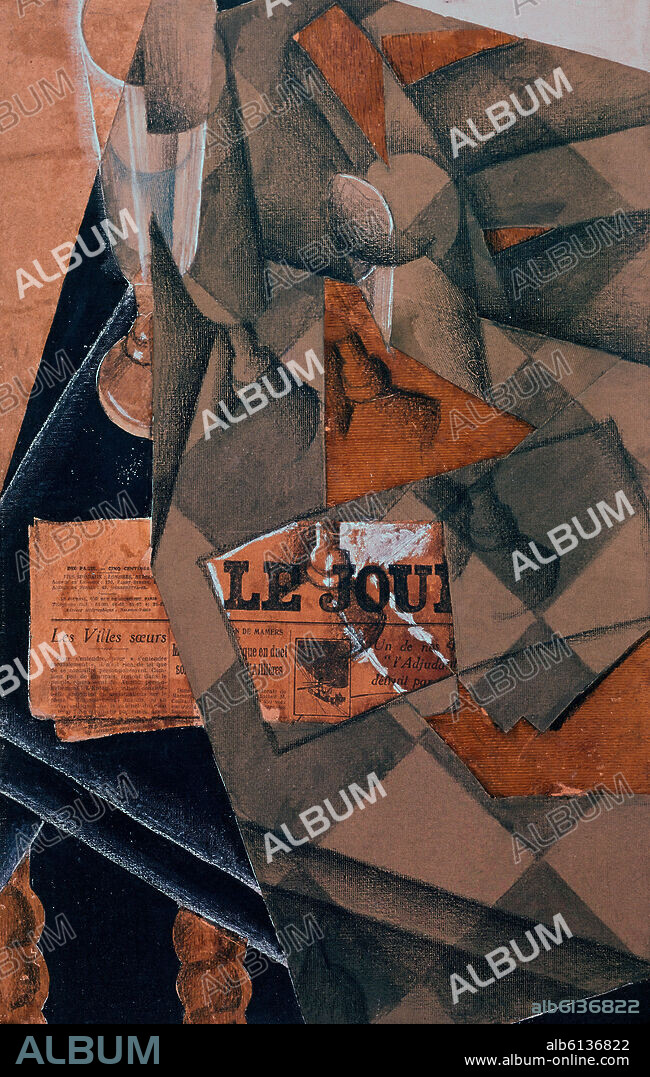 JUAN GRIS. BODEGON CUBISTA - SIGLO XX.