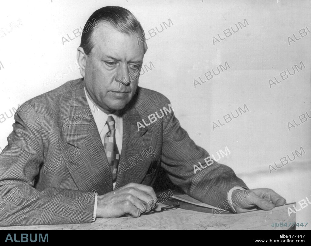 ARKIV 1947 Arkitekt Sven Markelius (1889-1979) var funktonalismens förkämpe i Sverige. Kod.37770 Foto:Reportagebild/Scanpix.