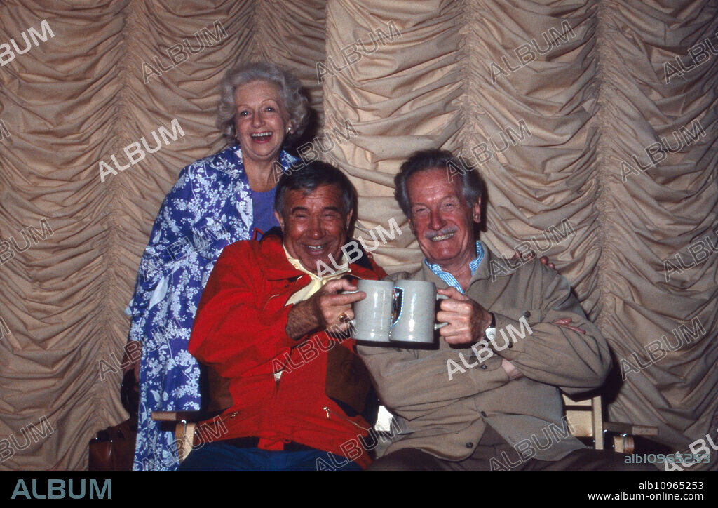 German actors Fee von Reichlin, Franz Muxeneder and Karl Schoenboeck, Germany 1980s.