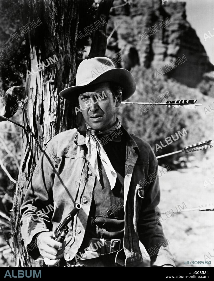 JAMES STEWART en FLECHA ROTA, 1950 (BROKEN ARROW), dirigida por DELMER DAVES. Copyright 20TH CENTURY FOX.