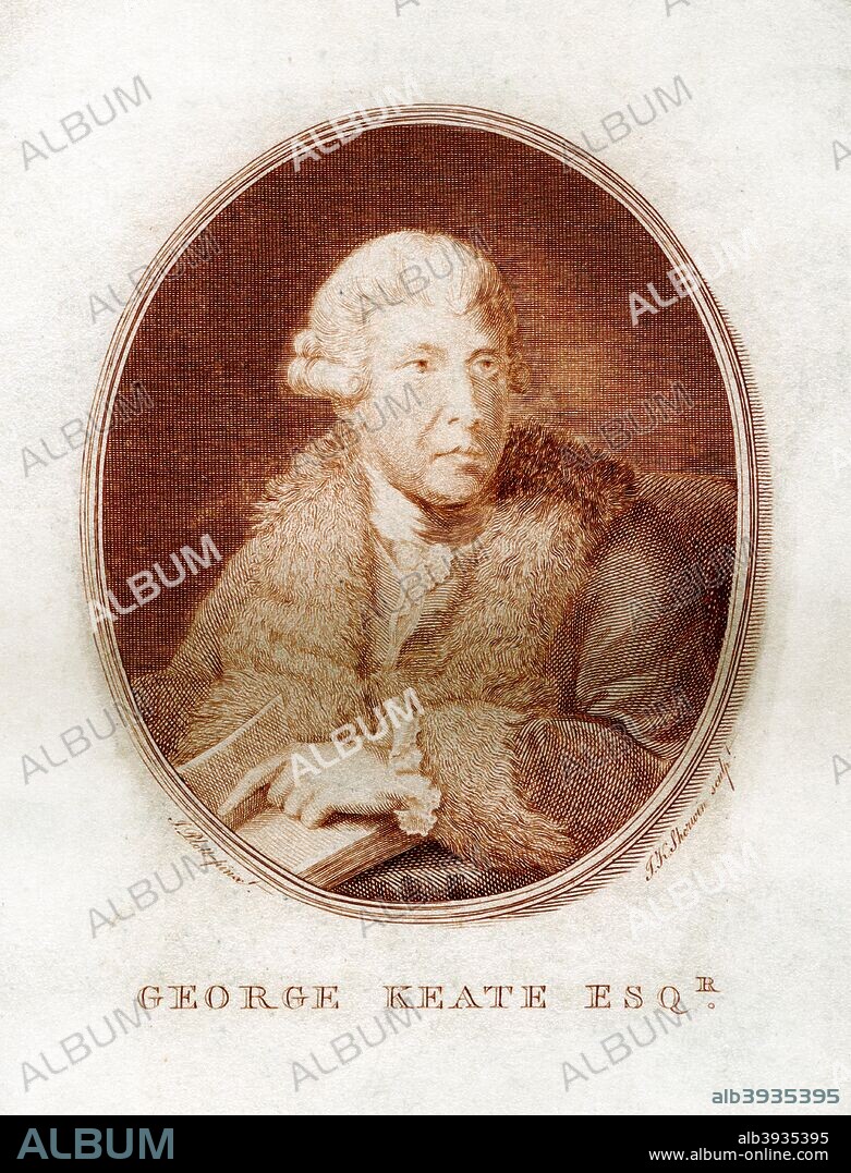 George Keate, author, painter and friend of Voltaire, 1781.