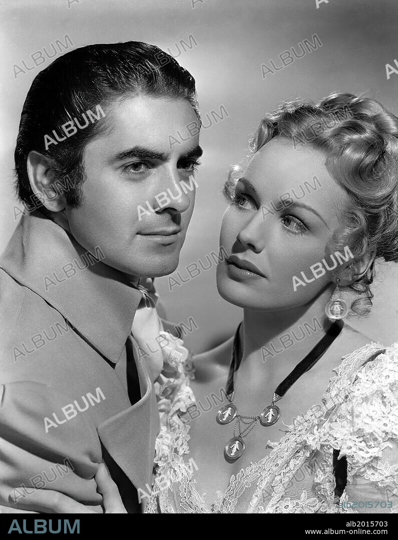 FRANCES FARMER and TYRONE POWER in SON OF FURY: THE STORY OF BENJAMIN BLAKE, 1942, directed by JOHN CROMWELL. Copyright 20TH CENTURY FOX.