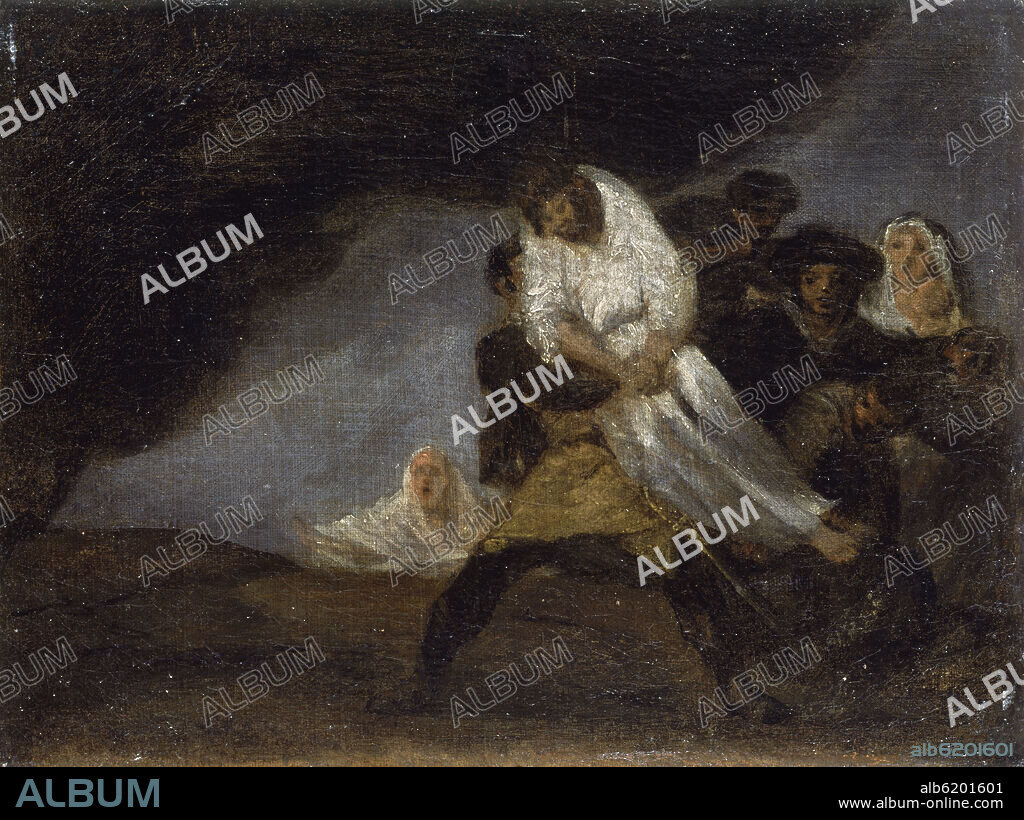 FRANCISCO DE GOYA (1746-1828). FRAILE AHORCADO.