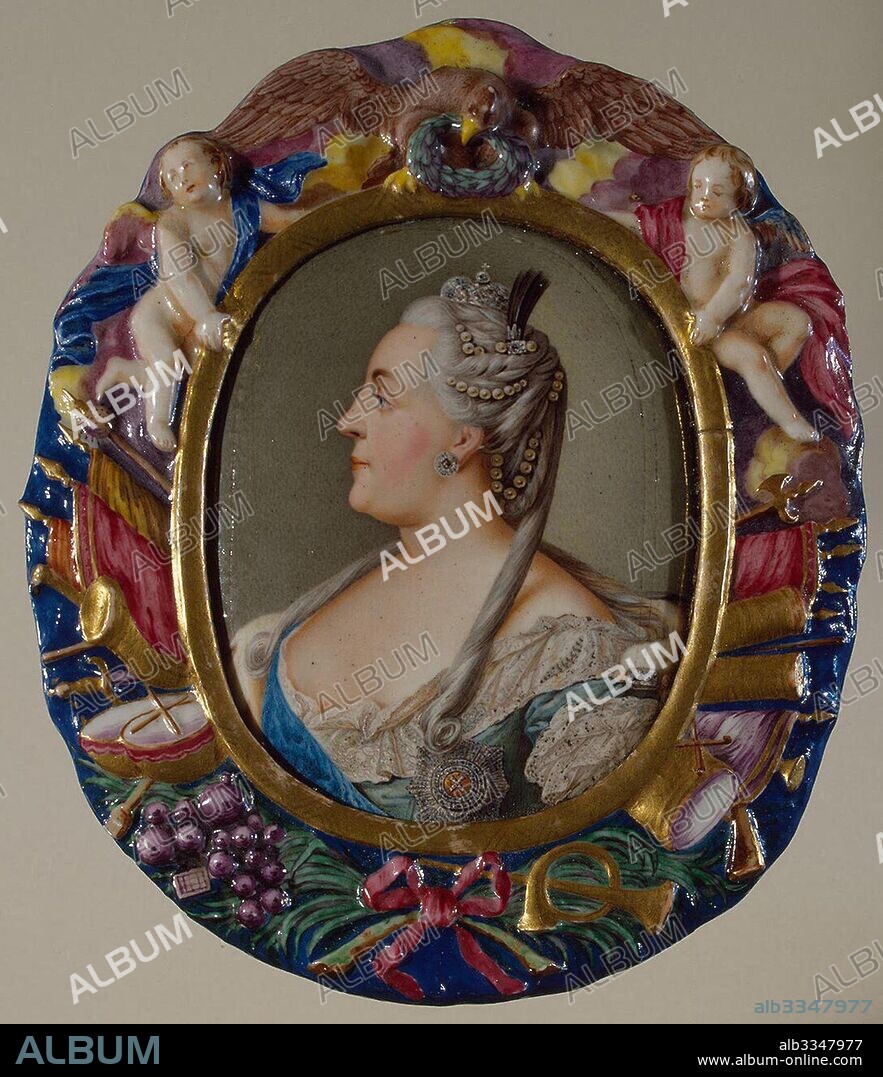 ANDREY IVANOVICH CHYORNY. Portrait of Empress Catherine II (1729-1796).