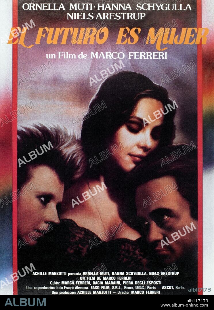 Poster of THE FUTURE IS WOMAN, 1984 (IL FUTURO E DONNA), directed by MARCO FERRERI. Copyright UGC FILMS.