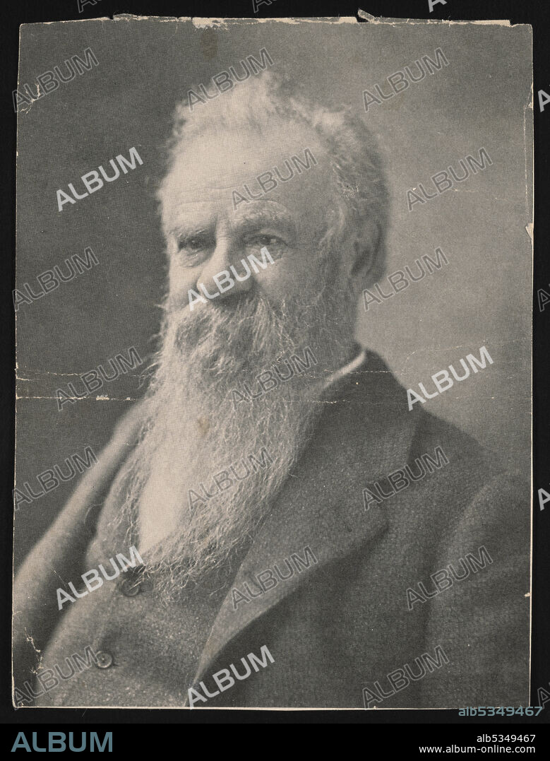 BACHRACH STUDIO. Portrait of John Wesley Powell (1834-1902), 1901. Clipped from "The Romance of the Colorado River: The Story of Its Discovery in 1540, with an Account of the Later Explorations, and with Special Reference to the Voyages of Powell Through the Line of the G.