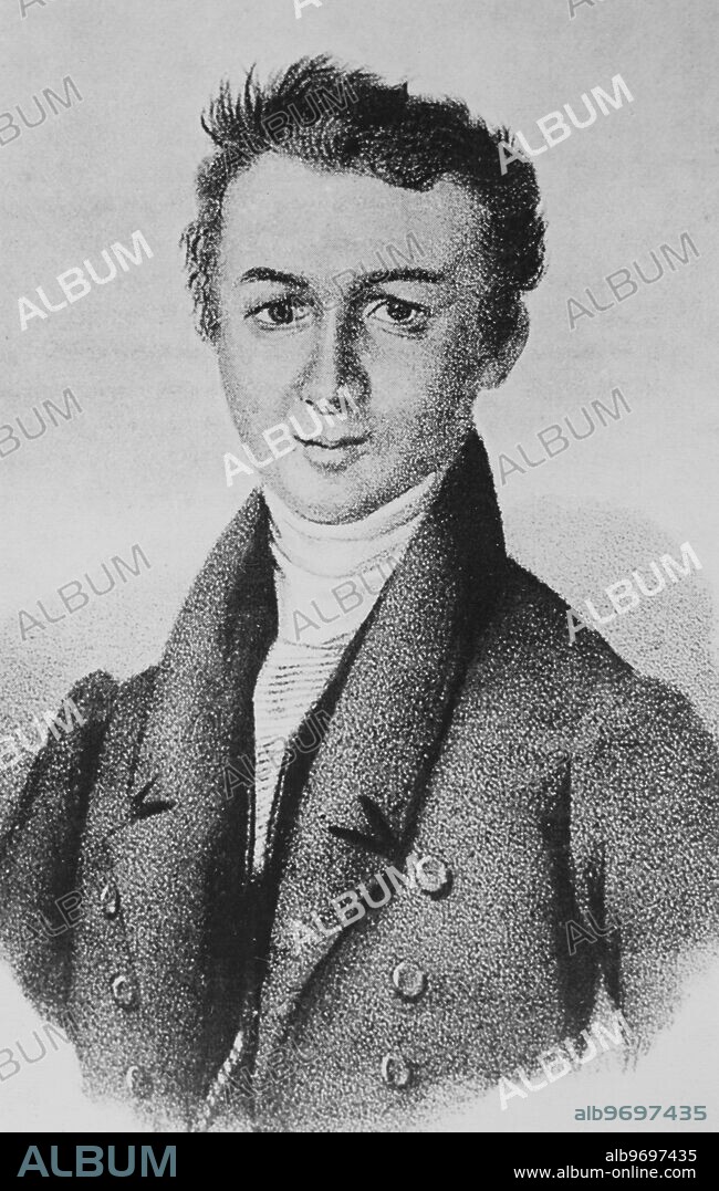 Mikhail Glinka (1804 - 1857) at the age of thirteeen.. From a drawing by A Bem, 1817.. In 1817 Glinka entered the boarding school for children of nobility, at the Main Pedagogical Institute in St Petersburg, where he stayed for five years.. 1817. Supplied By: SCRSS - Society for Co-operation in Russian & Soviet Studies.