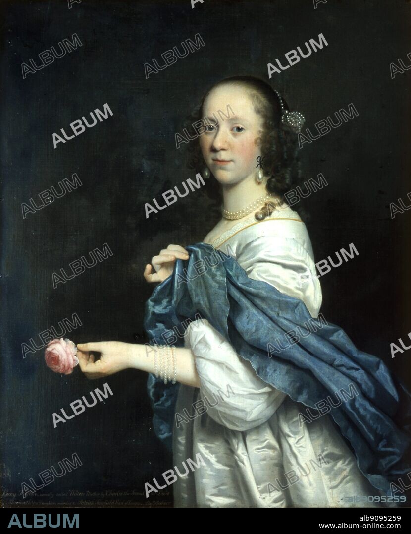 Lucy Walter : Portrait by Antoine Palamedes.