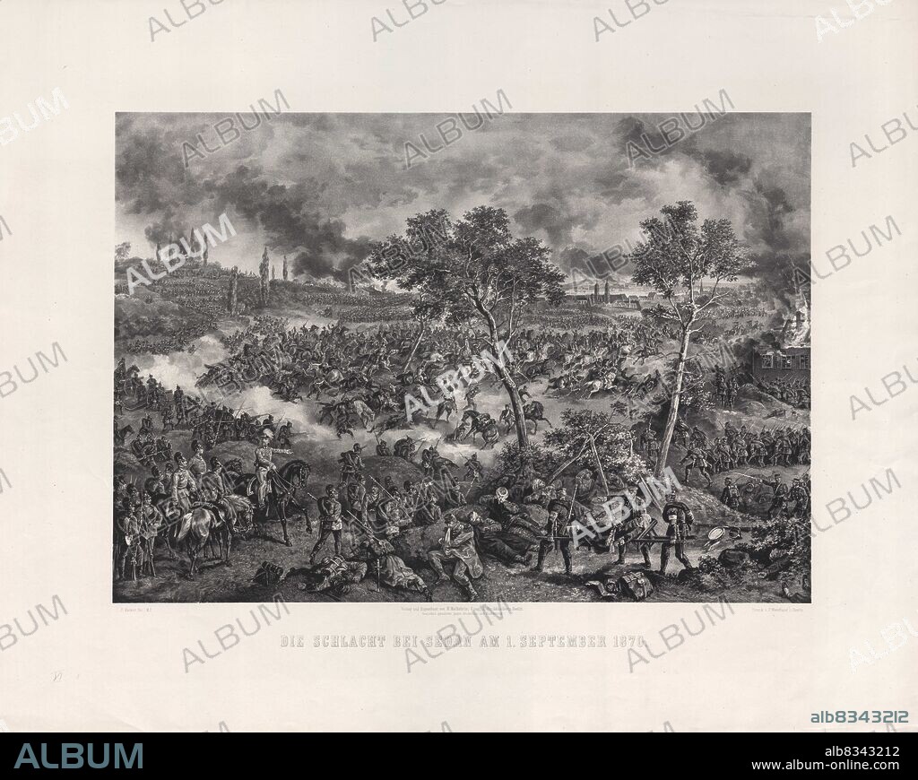 FRIEDRICH KAISER. The Battle of Sedan on September 1, 1870.