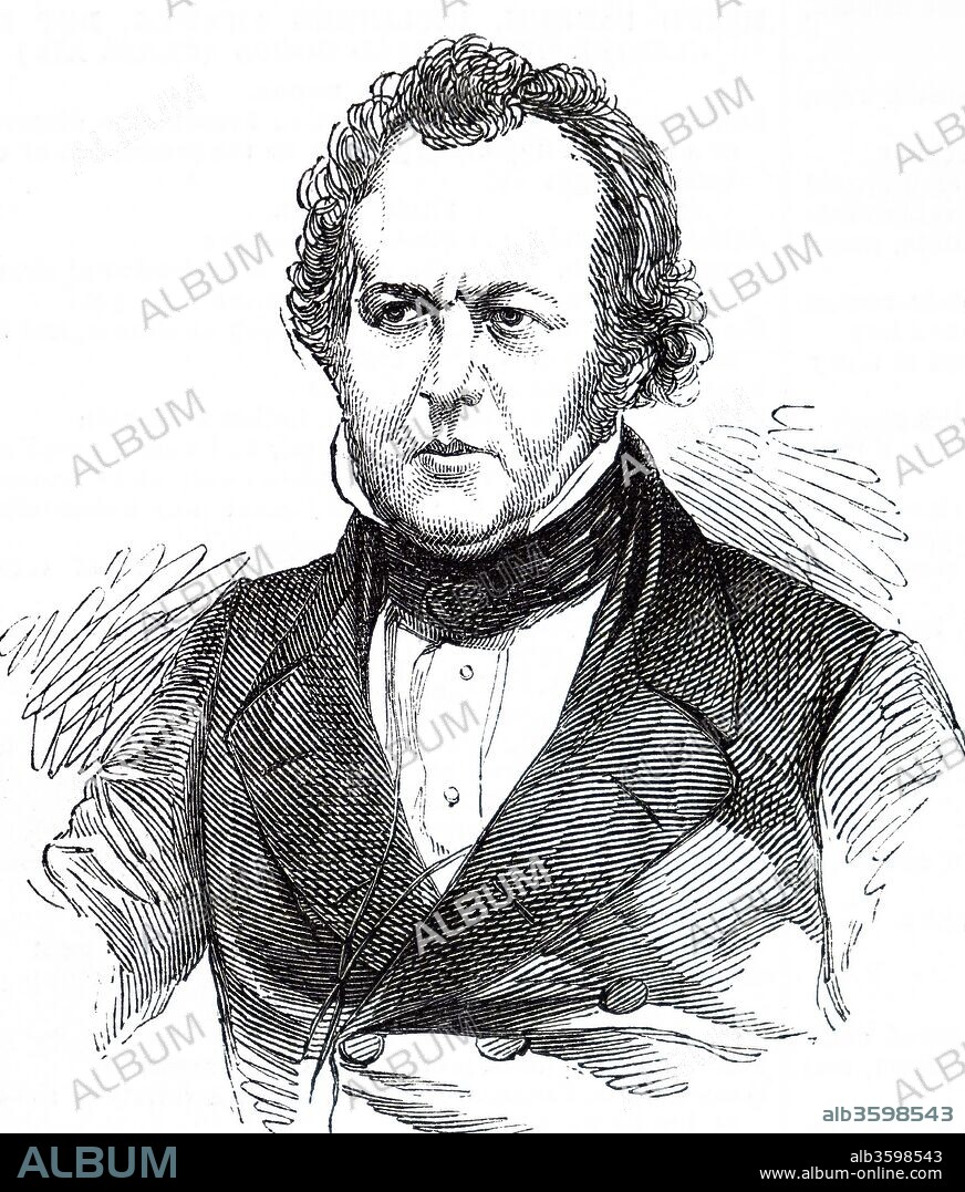 Portrait of John Forbes Royle (1798-1858) a British botanist and teacher of materia medica. Dated 19th century.