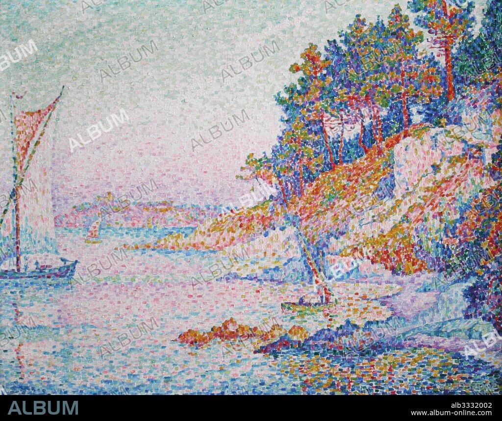 PAUL SIGNAC. La calanque (The bay).