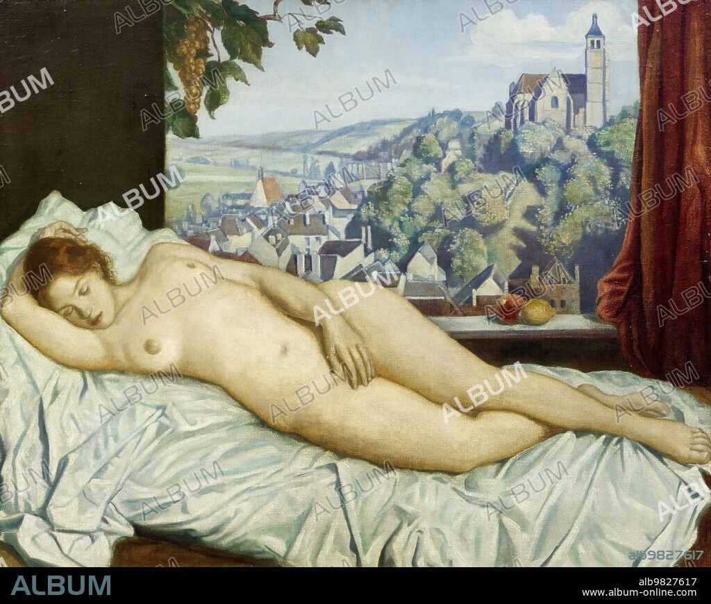 EMILE BERNARD. Le Repos à Tonnerre.