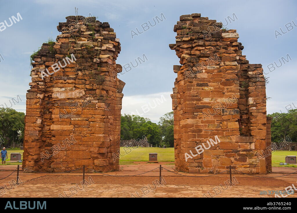 The Mission of San Ignacio Mini, UNESCO World Heritage Site, Argentina, South America.