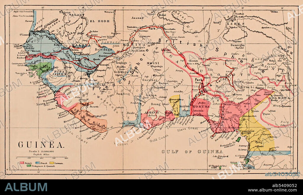 Mungo Park (September 11, 1771 - 1806) was a Scottish explorer of West Africa. After an exploration of the upper Niger River around 1796, he theorized the Niger and Congo merged to become the same river. He was killed during a second expedition. Mungo Park and the Niger by Joseph Thomson, 1890.