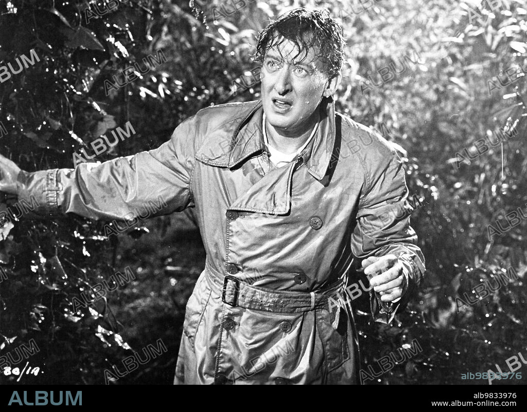 TOM POSTON in THE OLD DARK HOUSE, 1963, directed by WILLIAM CASTLE. Copyright Hammer Productions / William Castles.