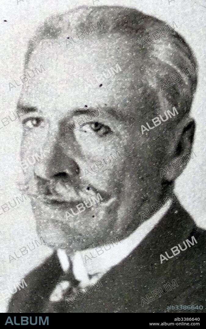 Ignacy Moscicki, Polish statesman. 1867 - 1946, chemist, politician, and President of Poland from 1926 to 1939.