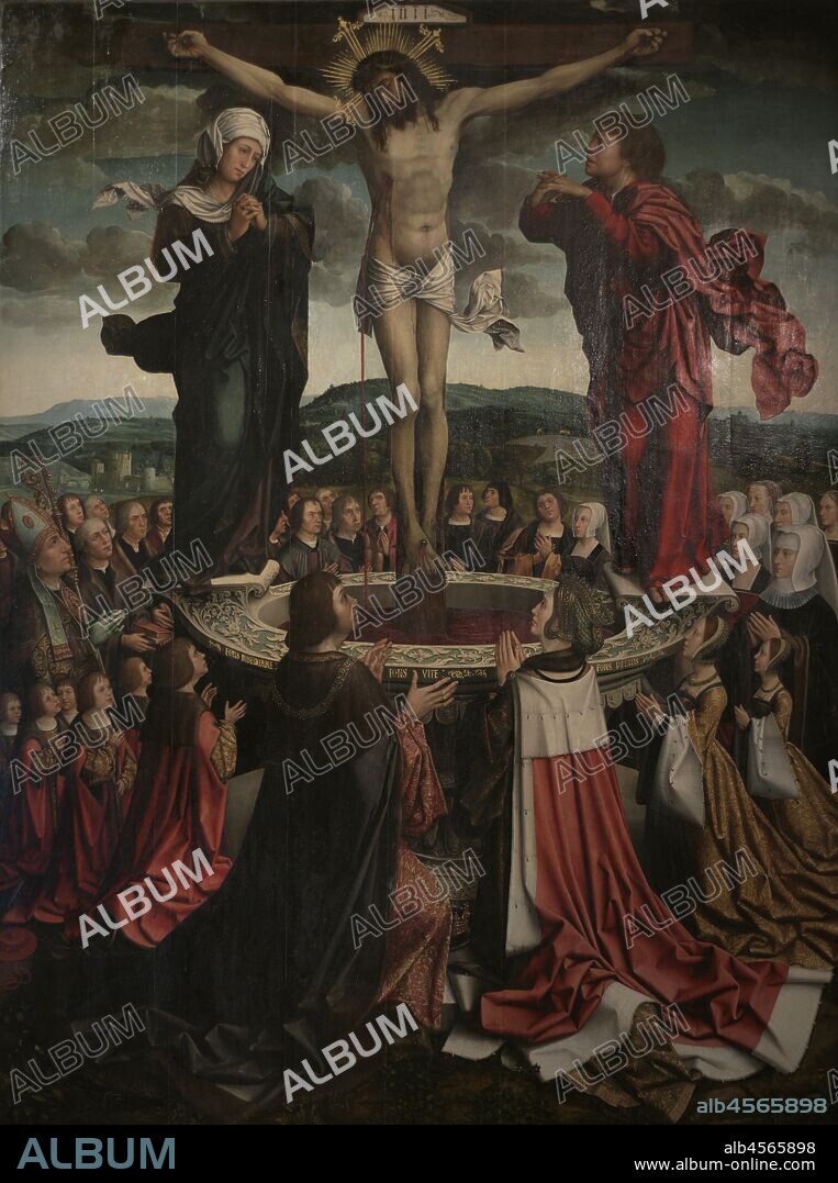 Pintura atribuida a Colijn de Coter (h.1450/1455-1539). Pintor flamenco. La Fuente de Vida (Fons Vitae), 1515-1517. Museo de la Misericordia de Porto (Museu da Misericordia do Porto). Oporto (Porto). Portugal.