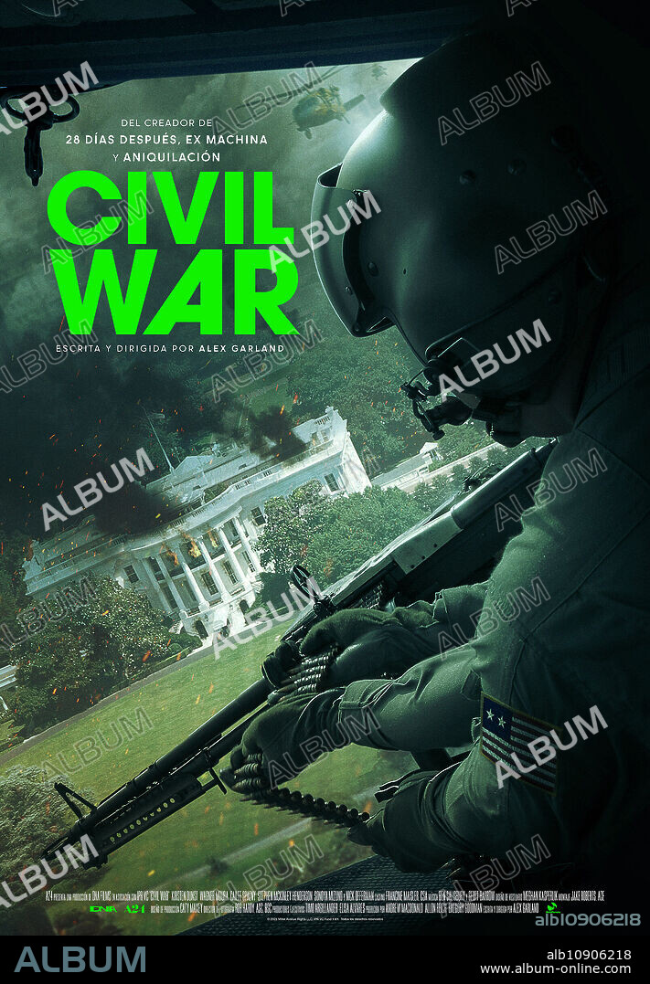 Poster de CIVIL WAR, 2024, dirigida por ALEX GARLAND. Copyright A24/DNA Films/IPR.VC.