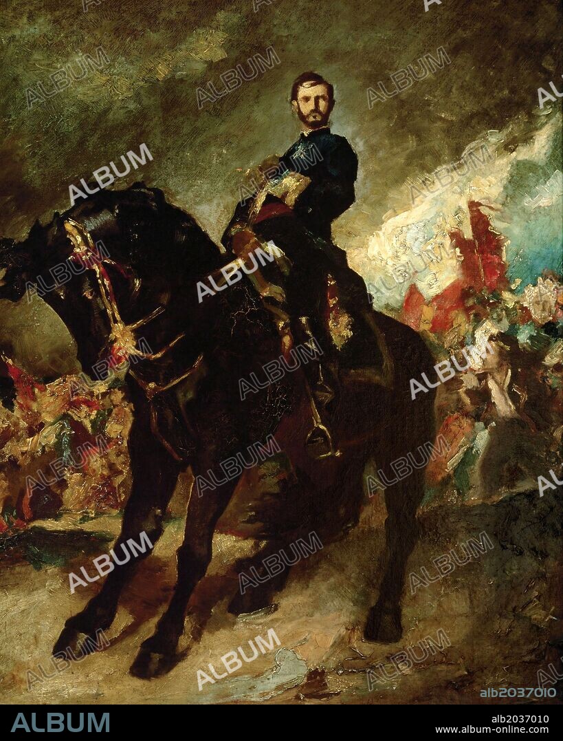 ALEXANDRE-GEORGES-HENRI REGNAULT. Henri Regnault / 'Juan Prim, 8 october 1868', 1869, Oil on canvas, 315 x 258 cm.