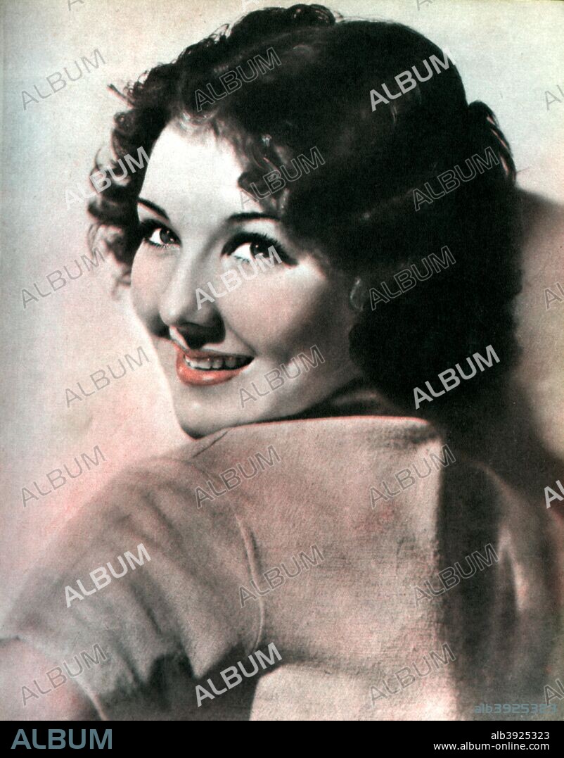 Jean Parker, American actress, 1934-1935. Born Lois Mae Green. Taken from Meet the Film Stars, by Seton Margrave. (London, 1934-1935).