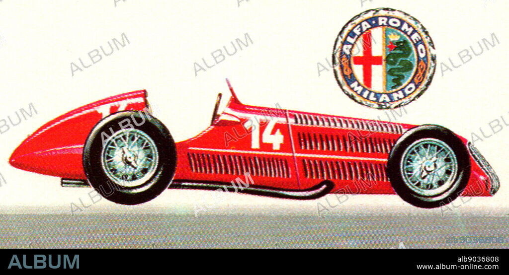 1938 Alfa Romeo Type 158A racing car, supercharged 1.5 Litres. The Alfa Romeo 158/159, also known as the Alfetta (Little Alfa in Italian.), is a Grand Prix racing car produced by Italian manufacturer Alfa Romeo. It is one of the most successful racing cars ever produced- the 158 and its derivative, the 159, took 47 wins from 54 Grands Prix entered.