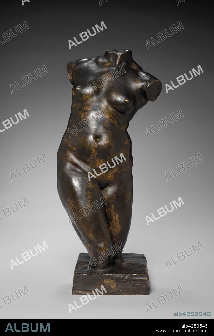 Torso, c. 1850 - 1899. Jules Dalou (French, 1838-1902). Bronze; overall: 49.6 cm (19 1/2 in.).