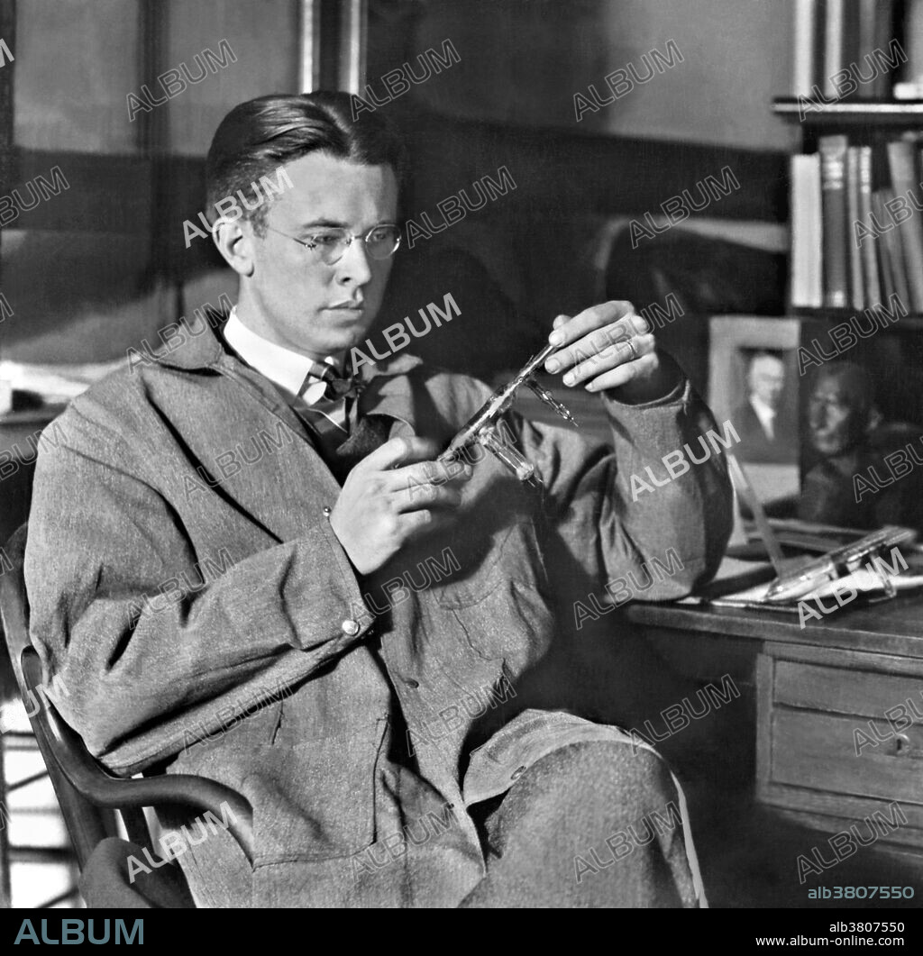 Ernest Orlando Lawrence (August 8, 1901 - August 27, 1958) was an American physicist and Nobel Laureate, known for his invention, utilization, and improvement of the cyclotron atom-smasher beginning in 1929, based on his studies of the works of Rolf Wideroe, and his later work in uranium-isotope separation for the Manhattan Project. Lawrence had a long career at the University of California, Berkeley, where he became a Professor of Physics. In 1939, Lawrence was awarded the Nobel Prize in Physics for his work in inventing the cyclotron and developing its applications. After the war, Lawrence campaigned extensively for government sponsorship of large scientific programs. Lawrence was a forceful advocate of "Big Science" with its requirements for big machines and big money. He'd died in 1958 at the age of 57. After his death, the Regents of the University of California voted to rename two of the university's nuclear research sites after Lawrence: the Lawrence Livermore and Lawrence Berkeley Laboratories. Chemical element number 103, discovered at LBNL in 1961, is named "lawrencium" in his honor.