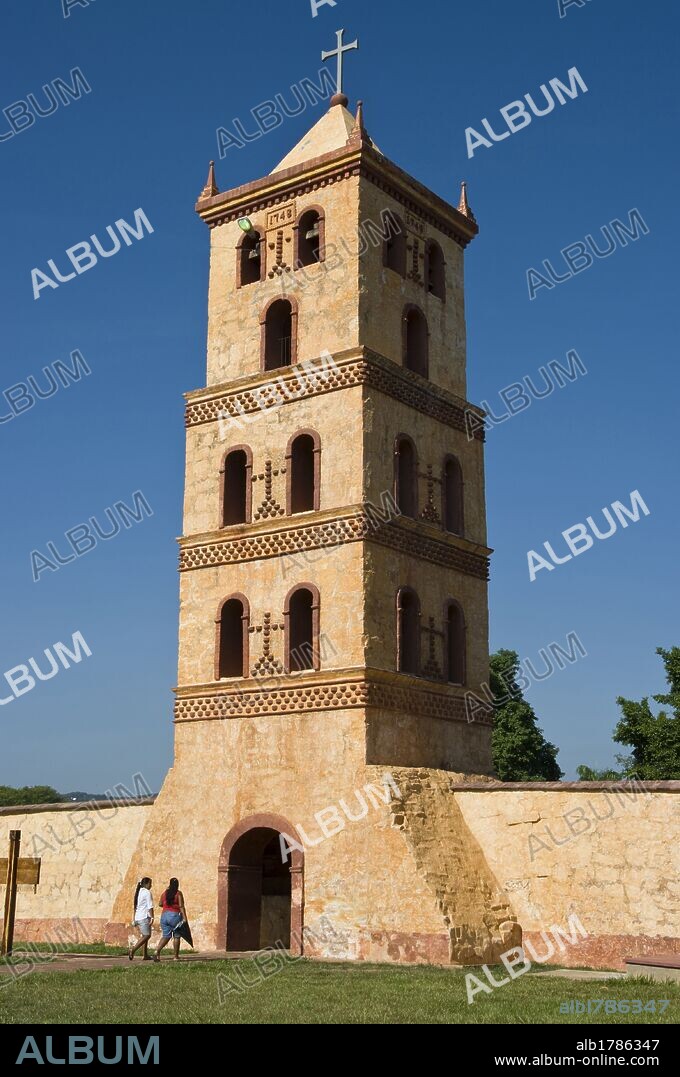 Bolivia. Santa Cruz department. Colonial Church of San José de Chiquitos (Chiquitania). Old Jesuit Mission(1698). UNESCO World Heritage Site. .