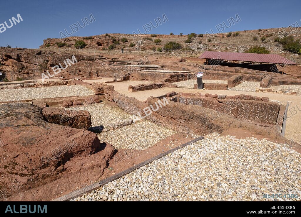 casa del acueducto, , Yacimiento arqueológico de Tiermes, Soria, comunidad autónoma de Castilla y León, Spain, Europe.