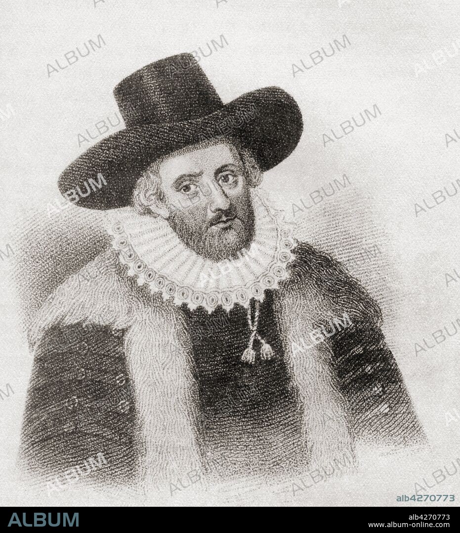 Edward "Ned" Alleyn,  1566 – 1626 English actor who was a major figure of the Elizabethan theatre and founder of Dulwich College and Alleyns School From Shakespeare The Player,  published 1916.