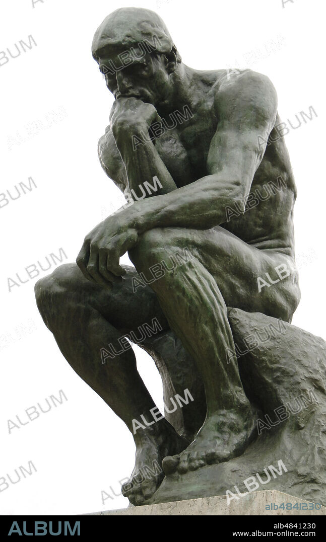 Auguste Rodin (1840-1917). Escultor francés. El Pensador,1903. Bronce. Jardín de Esculturas. Museo Rodin. París. Francia.