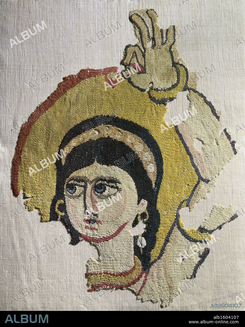 Head of a Dancer   Coptic Art   Egyptian   Musee du Louvre, Paris.