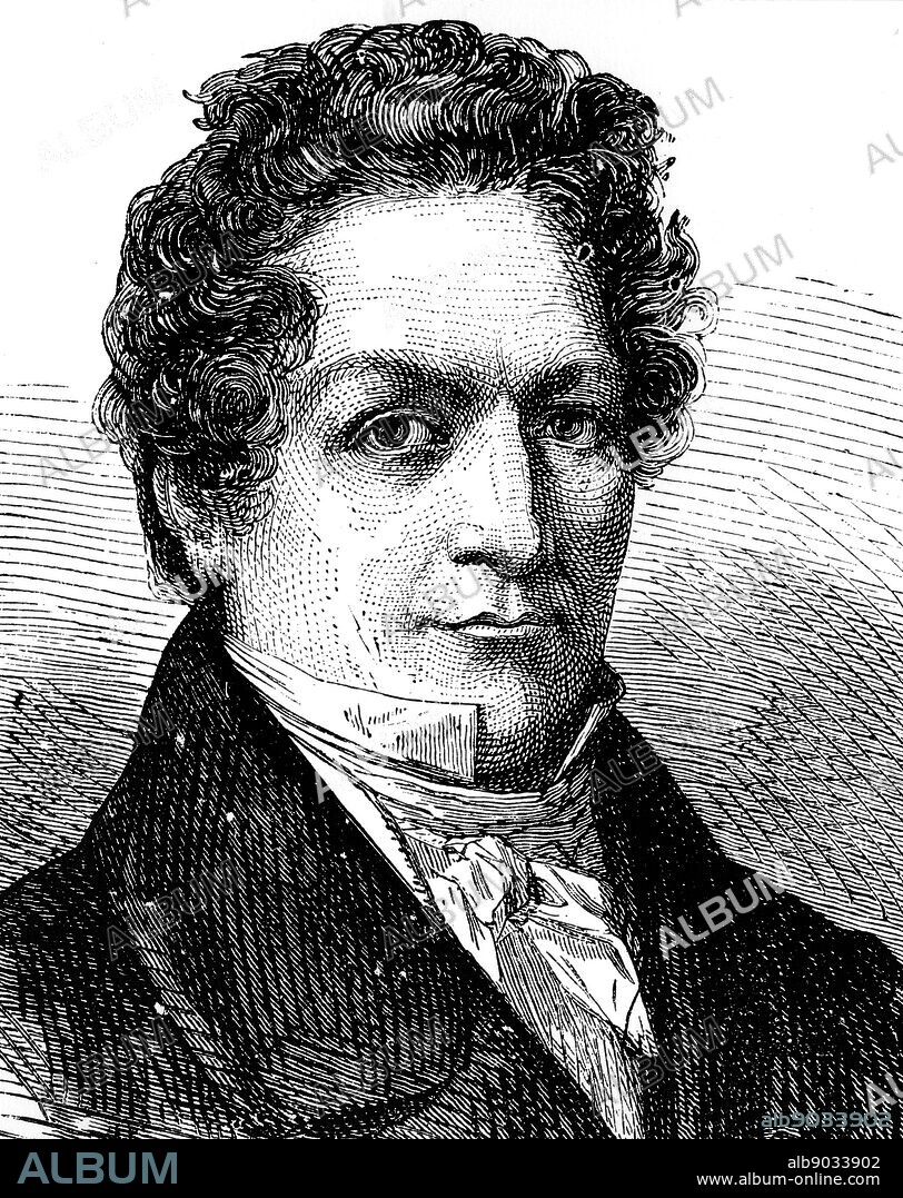 Portrait of Louis Jacques Thénard (1777-1857) a French chemist. Dated 19th Century.
