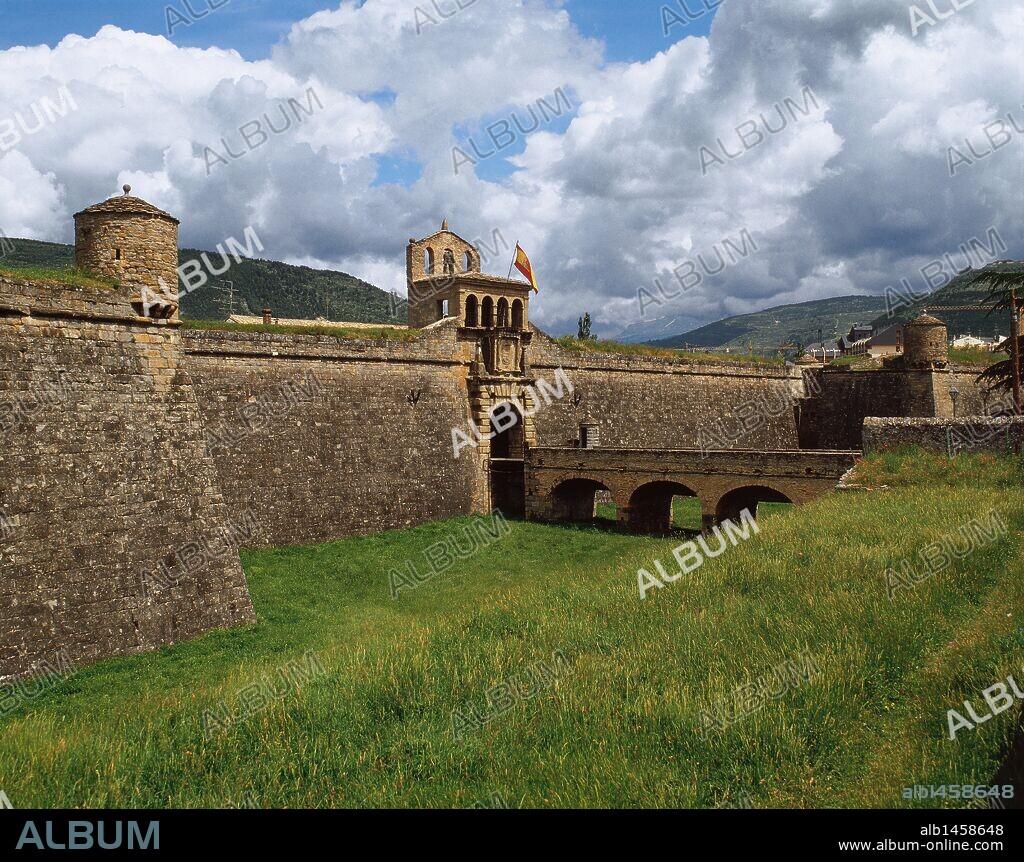 CIUDADELA. Fortaleza construida bajo el reinado de Felipe II SIGLO XVI. JACA. Provincia de Huesca. Aragón. España.